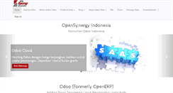 Desktop Screenshot of opensynergy-indonesia.com