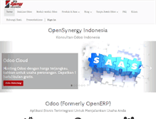 Tablet Screenshot of opensynergy-indonesia.com